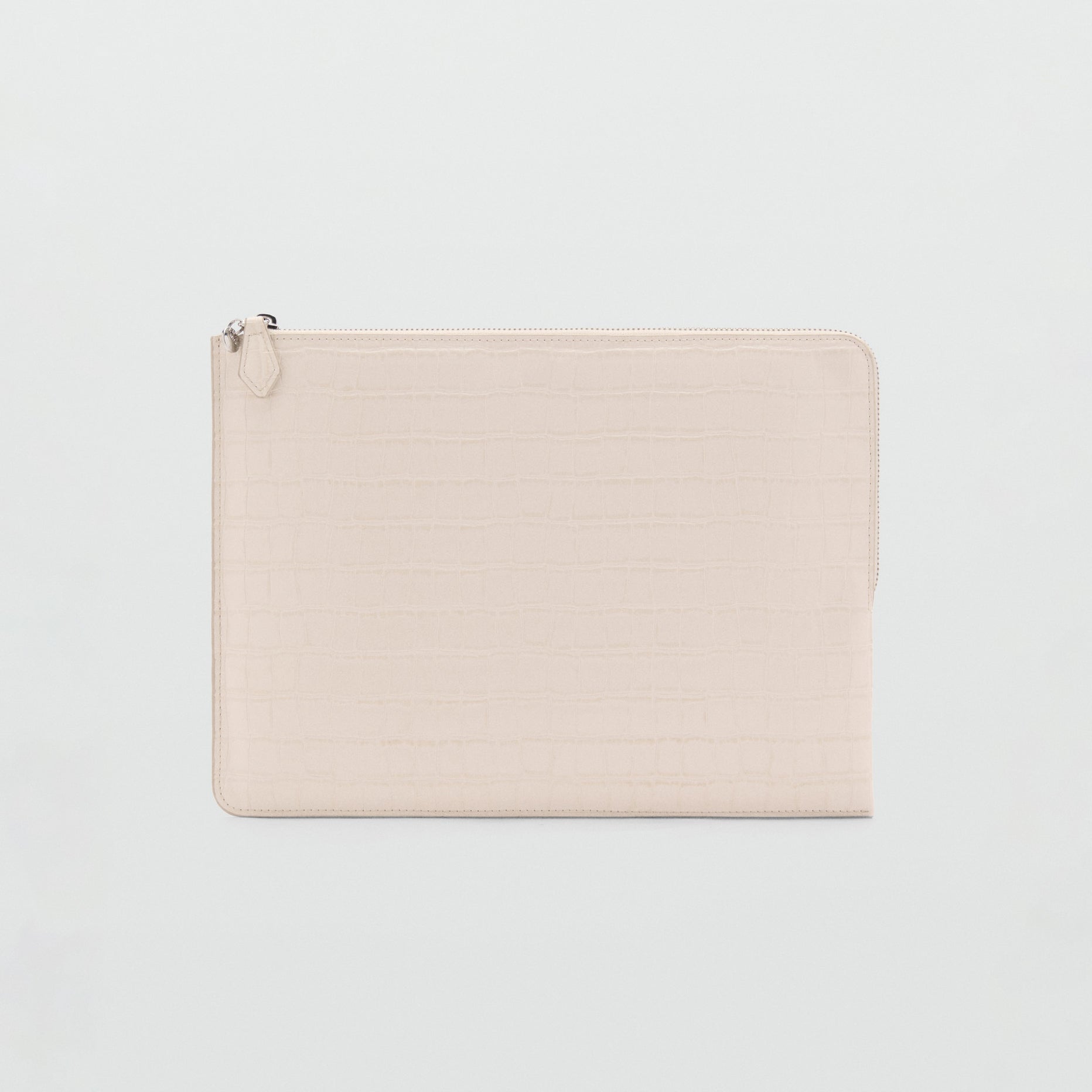 Women's Croco Leather Effect Laptop Bag