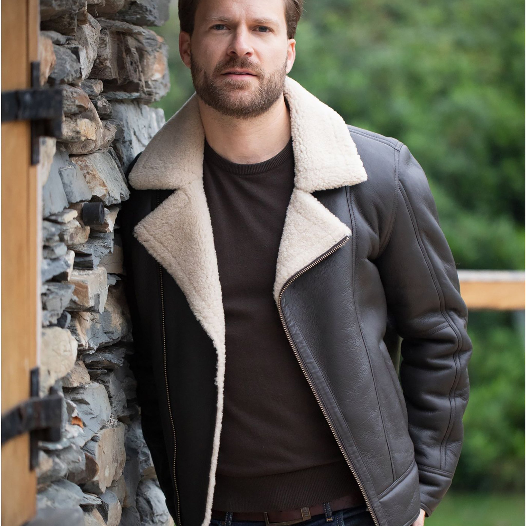 Javelin Sheepskin Aviator Jacket