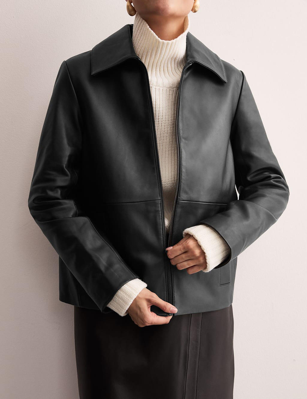 Leather Trucker Jacket