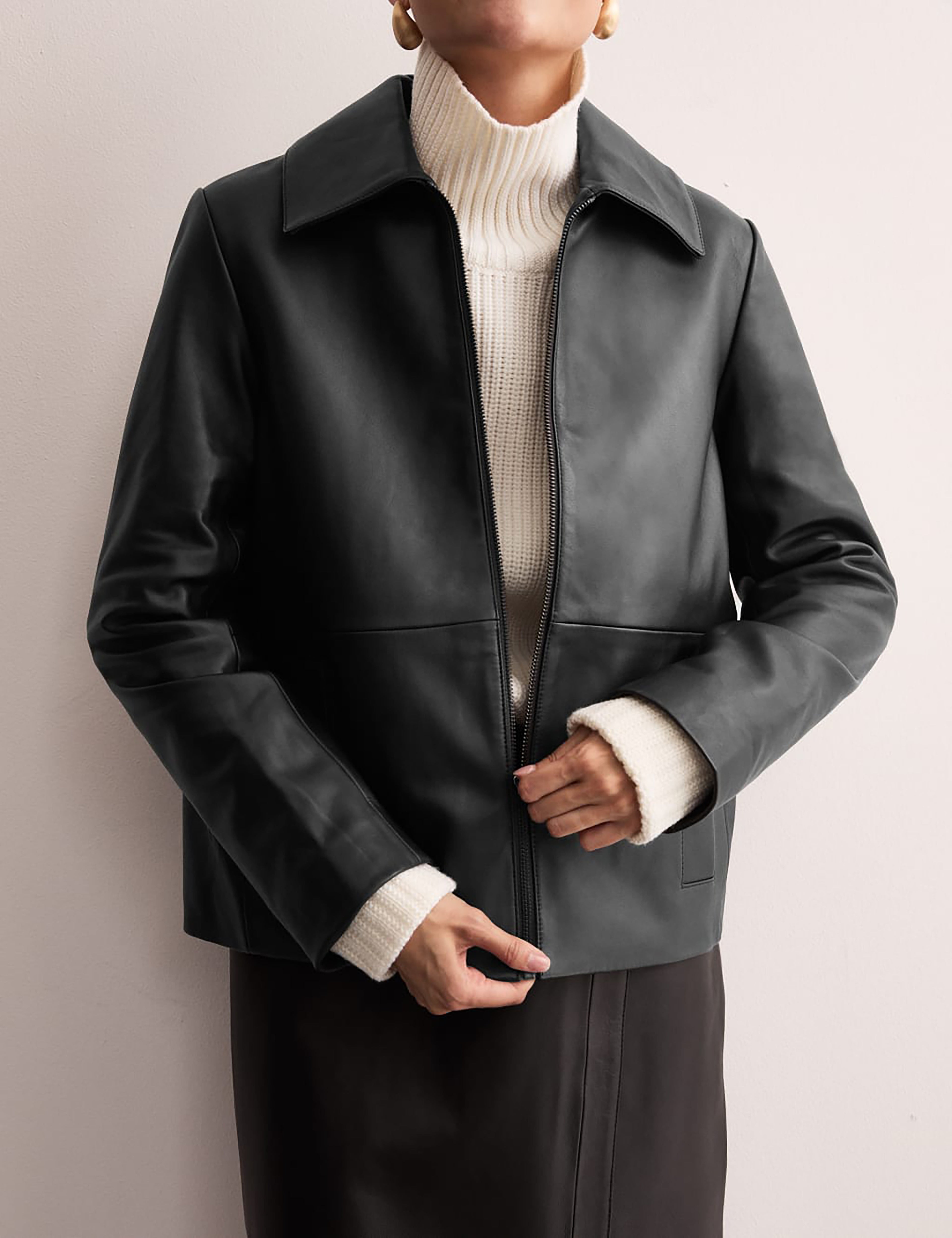 Leather Trucker Jacket