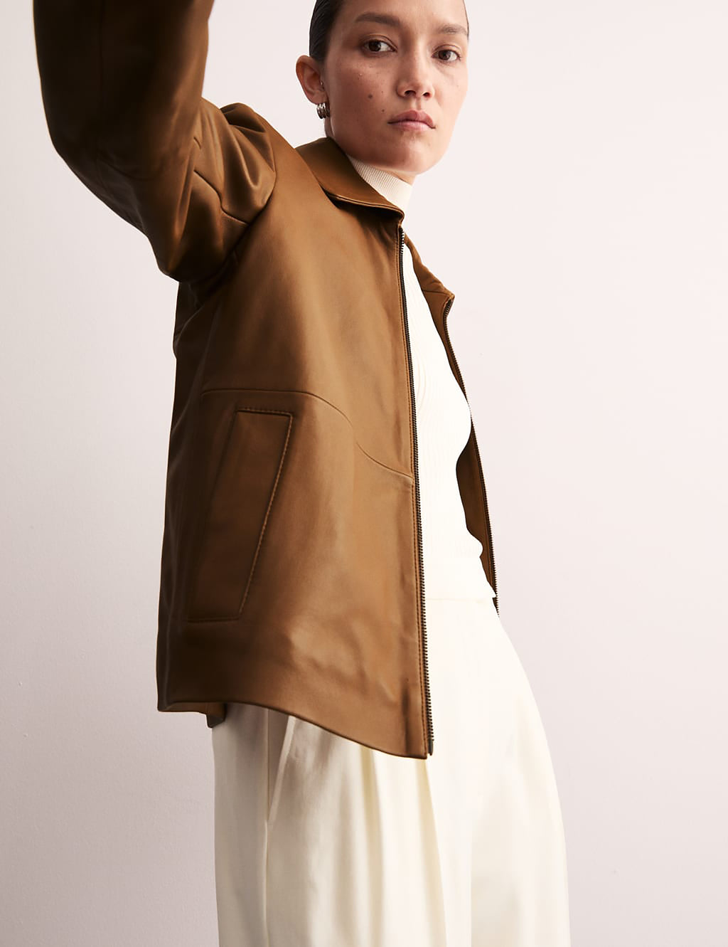 Leather Trucker Jacket