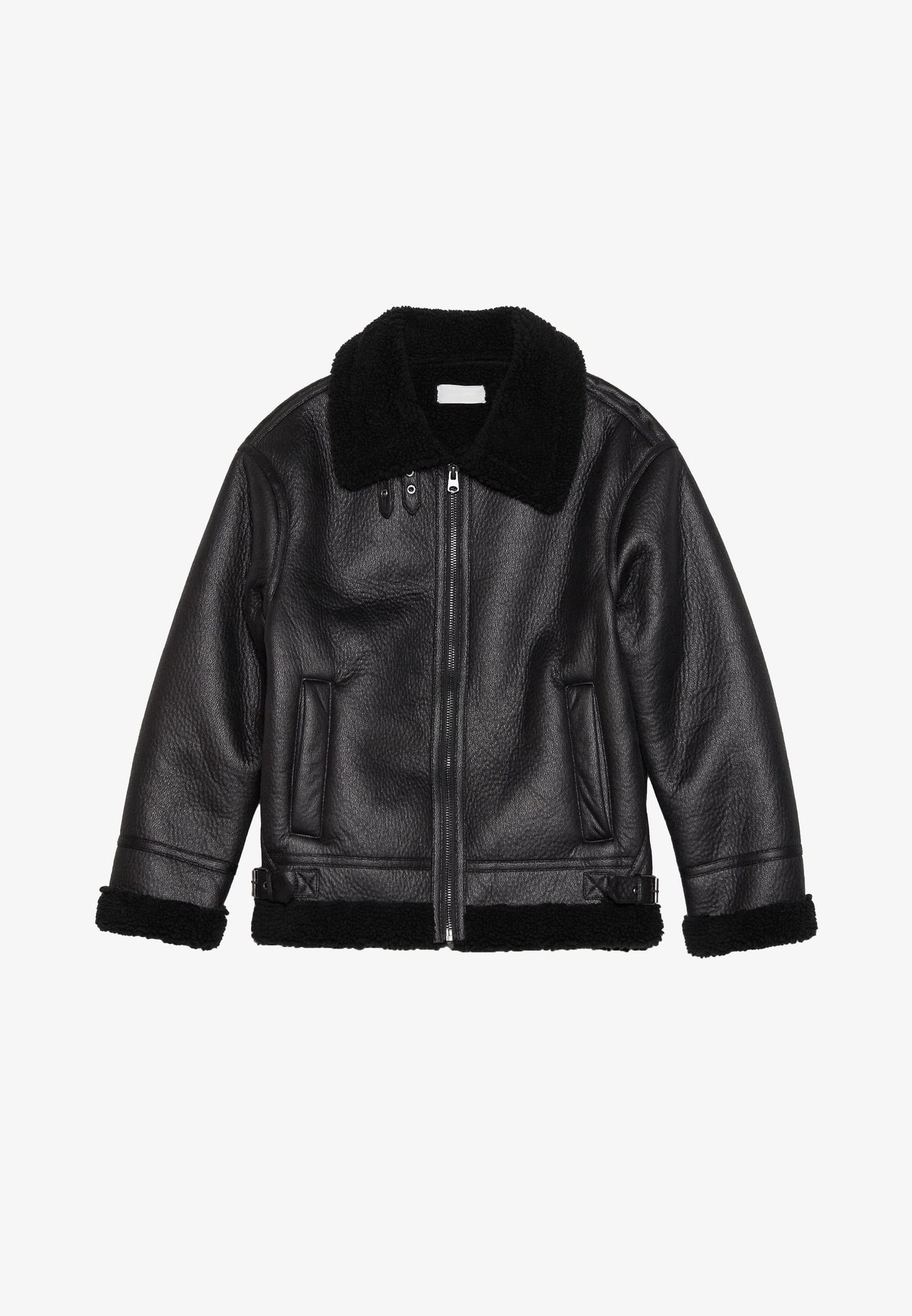 Lined Collar Bomber Jacket Sath Design