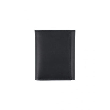 Men's Black Leather Wallet With 12 Card Slots