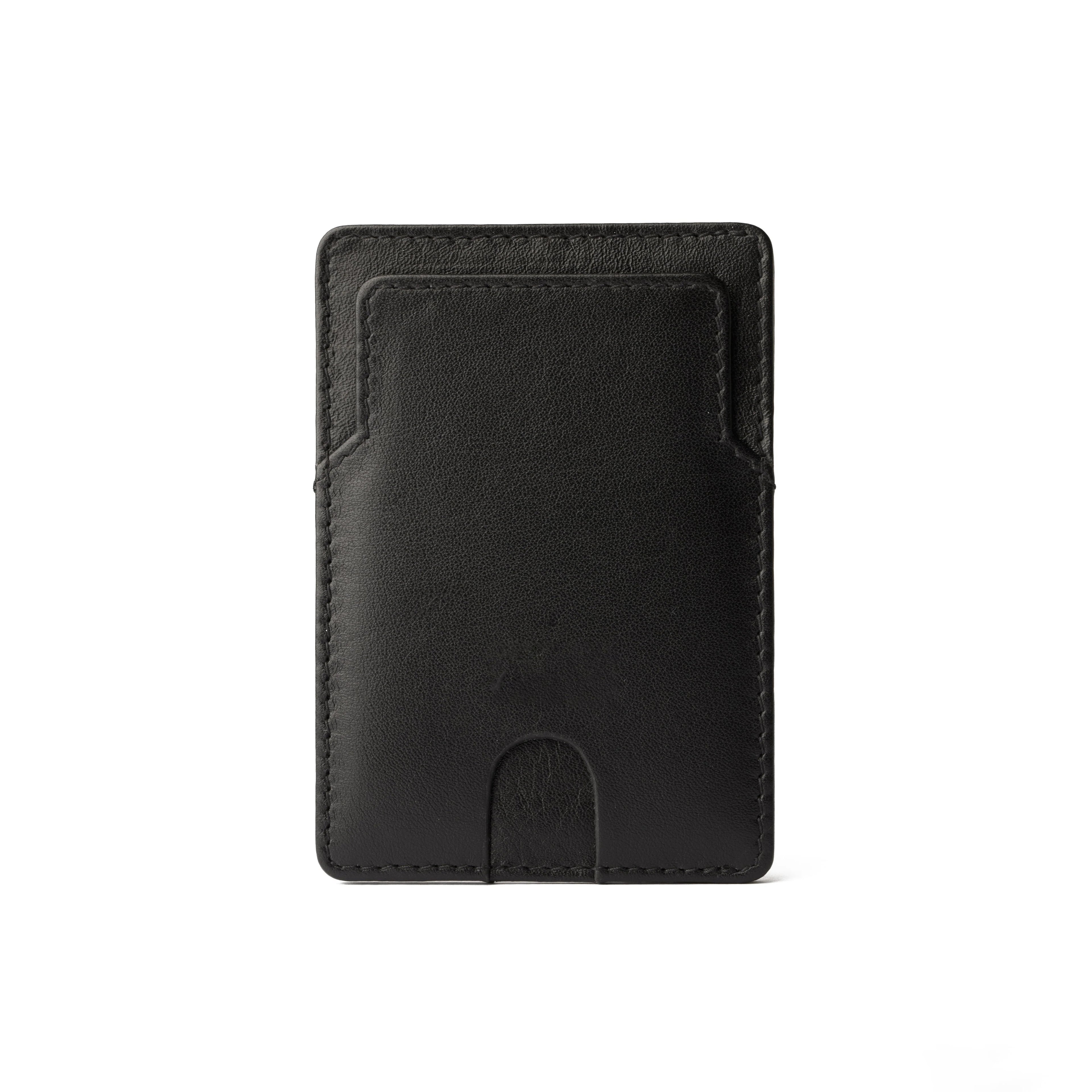 Men's Black RFID Leather Card Holder