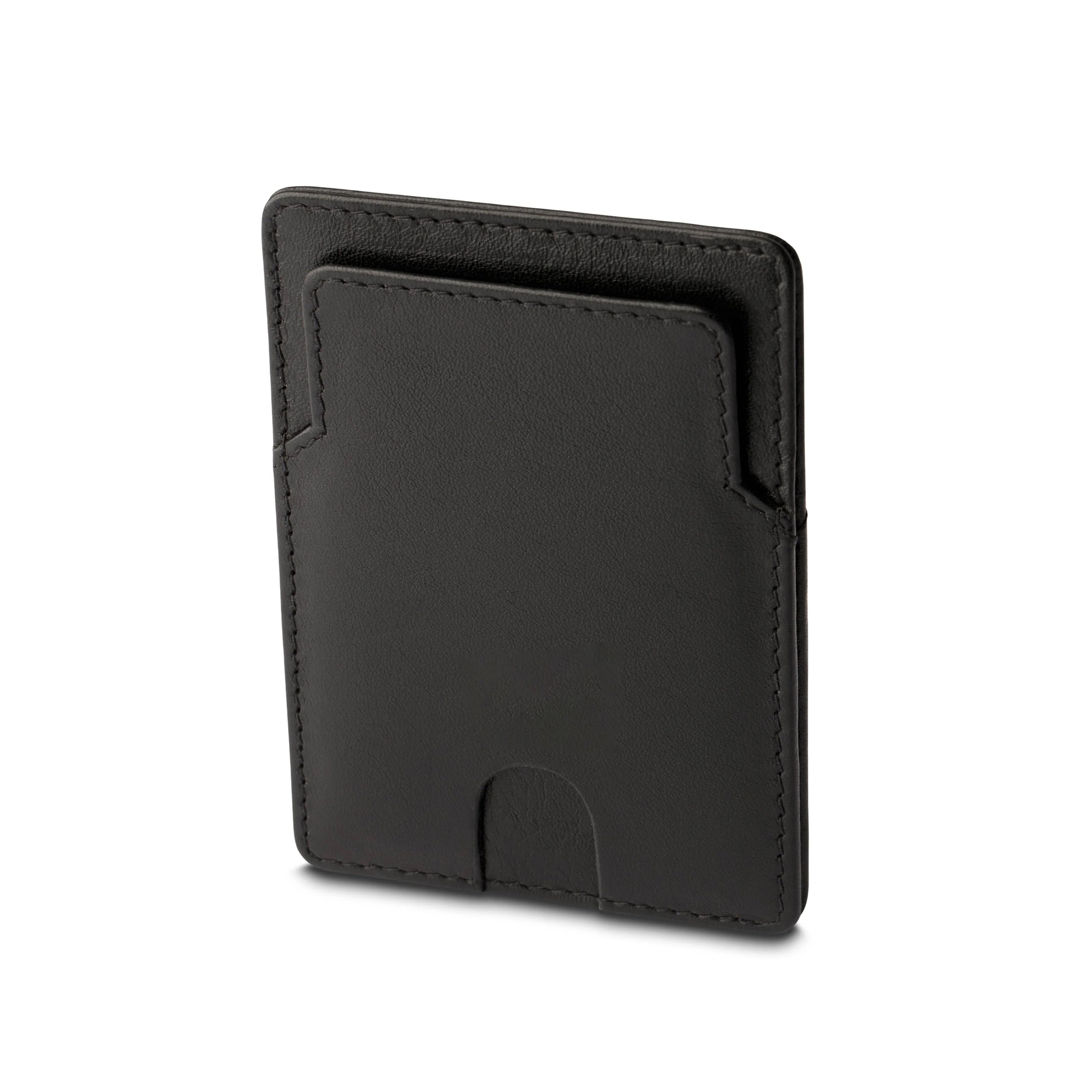 Men's Black RFID Leather Card Holder