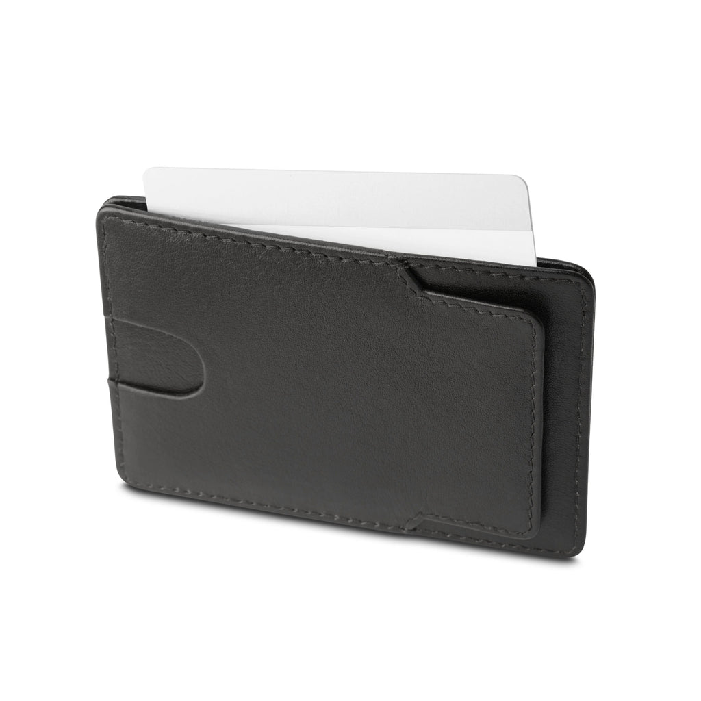 Men's Black RFID Leather Card Holder
