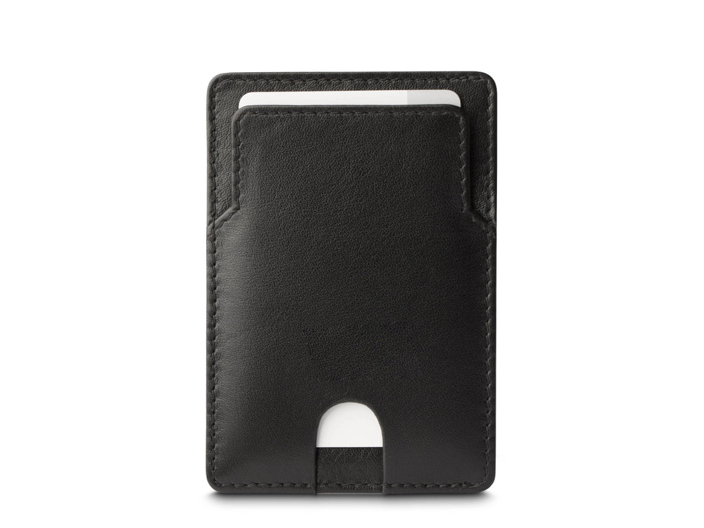 Men's Black RFID Leather Card Holder