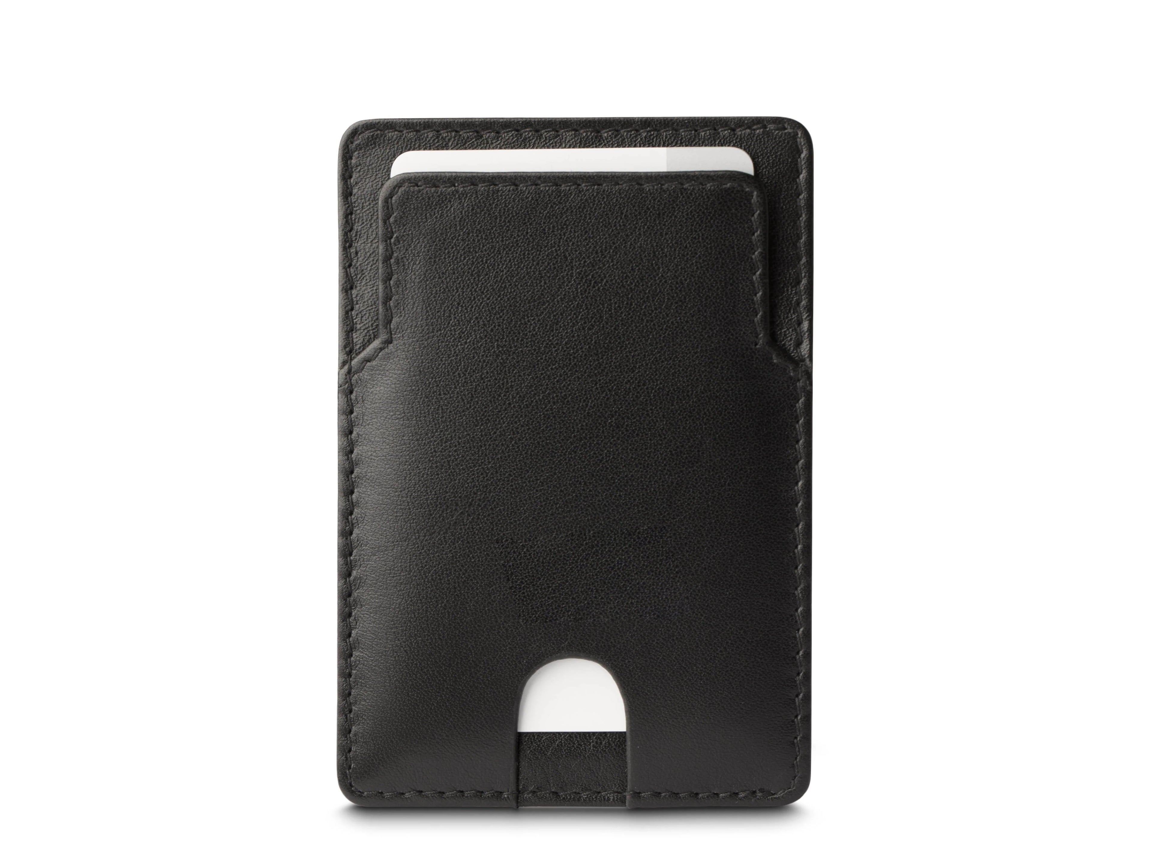 Men's Black RFID Leather Card Holder