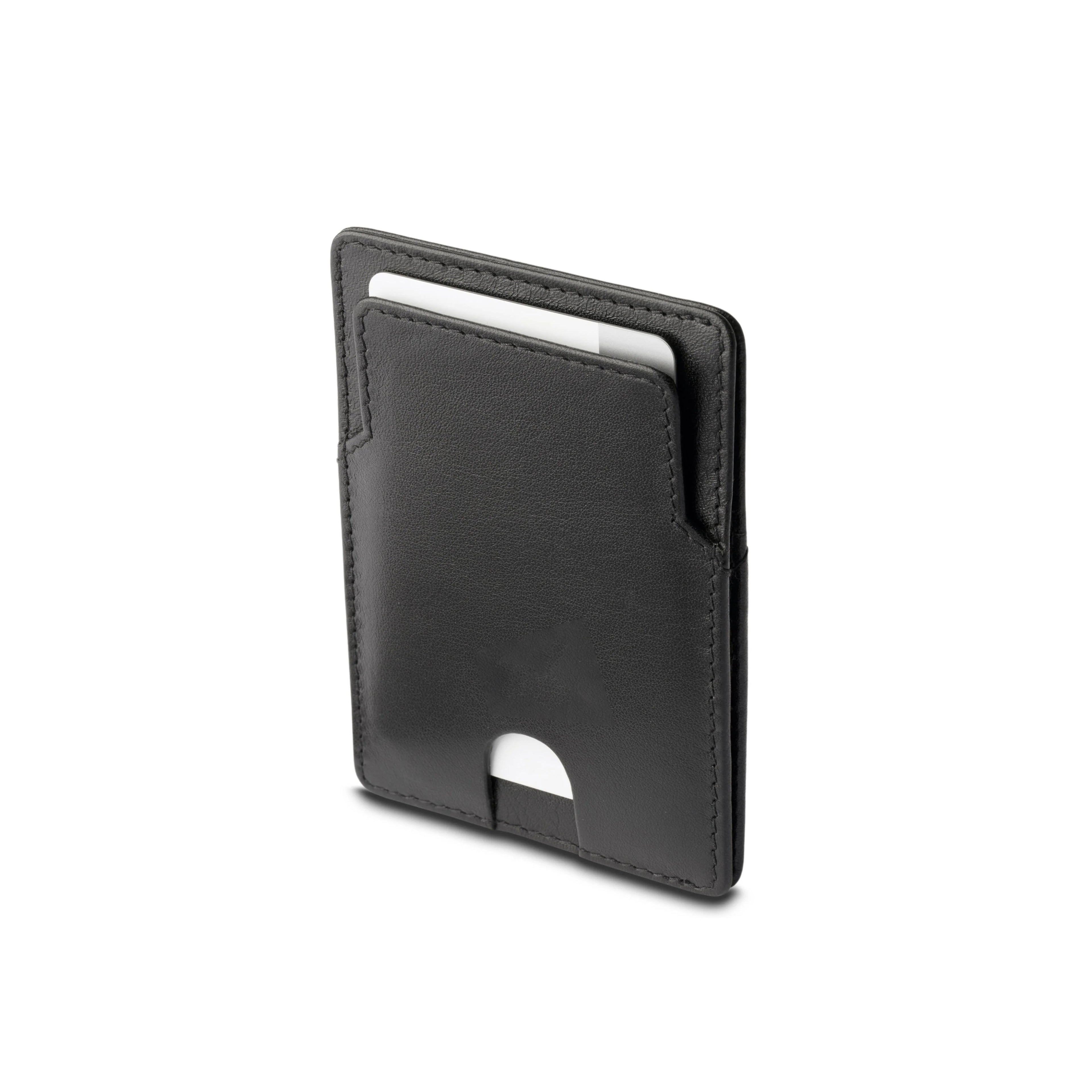 Men's Black RFID Leather Card Holder