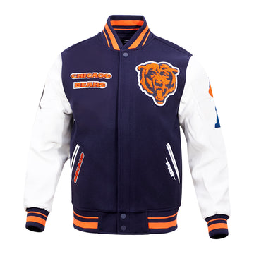 Men's CHICAGO BEARS Rib Wool Varsity Jacket