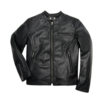 Men's CP Racer Jacket in Horsehide Motorcycle Leather Jacket