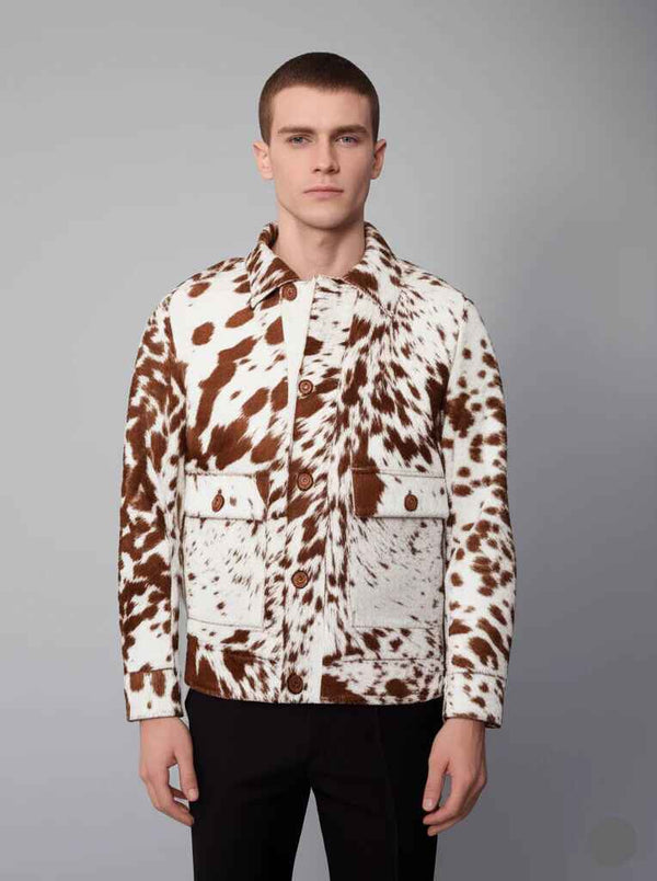 Men's Cowhide Leather Jacket