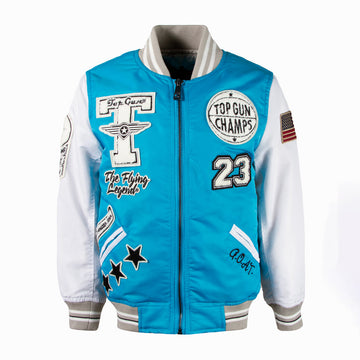 Men's FLYING LEGEND Nylon Varsity Jacket