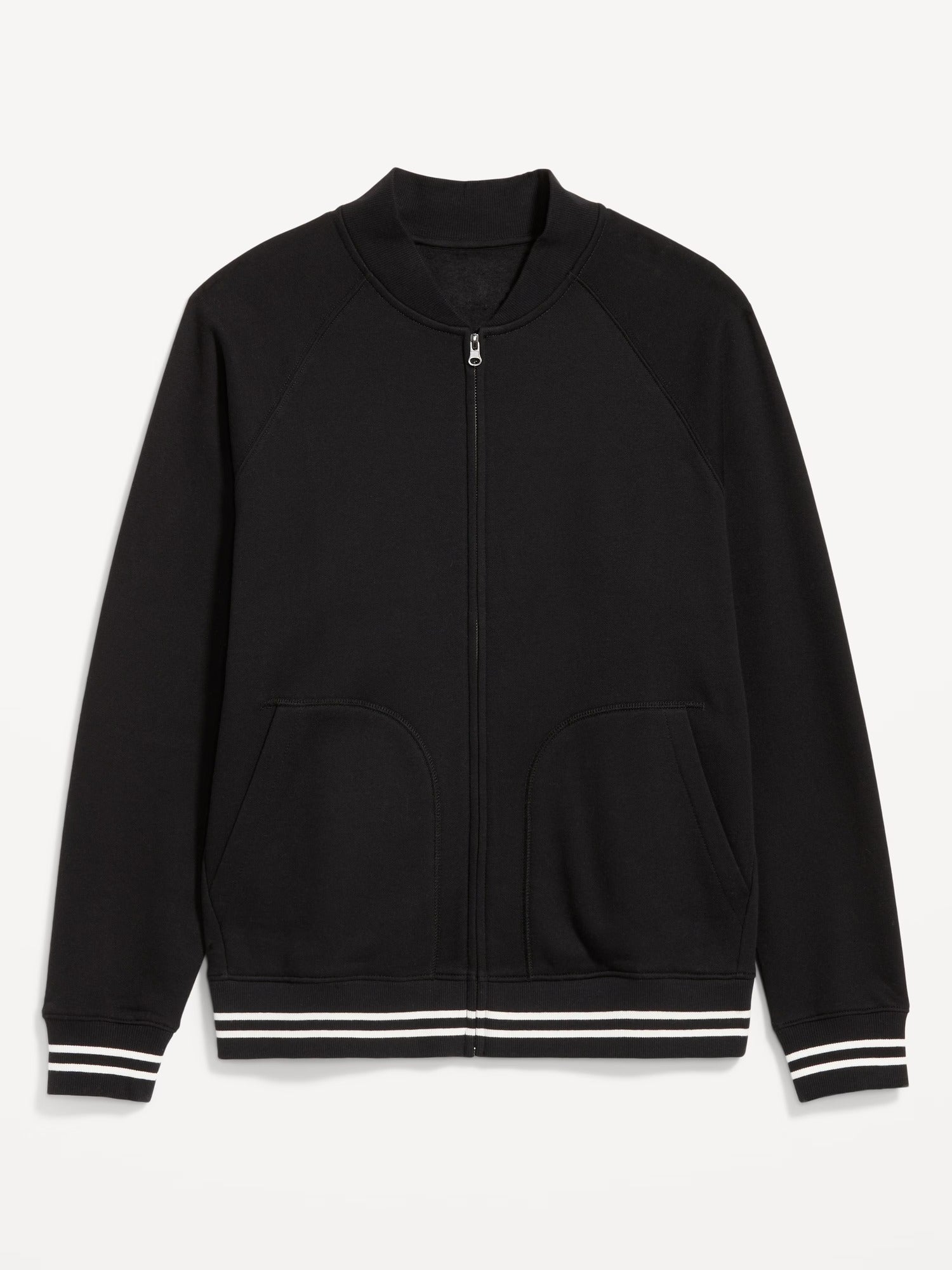 Men's Fleece Bomber Style Light Weight Jacket