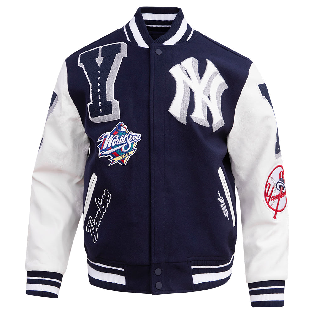 Men's NEW YORK YANKEES Rib Wool Varsity Jacket