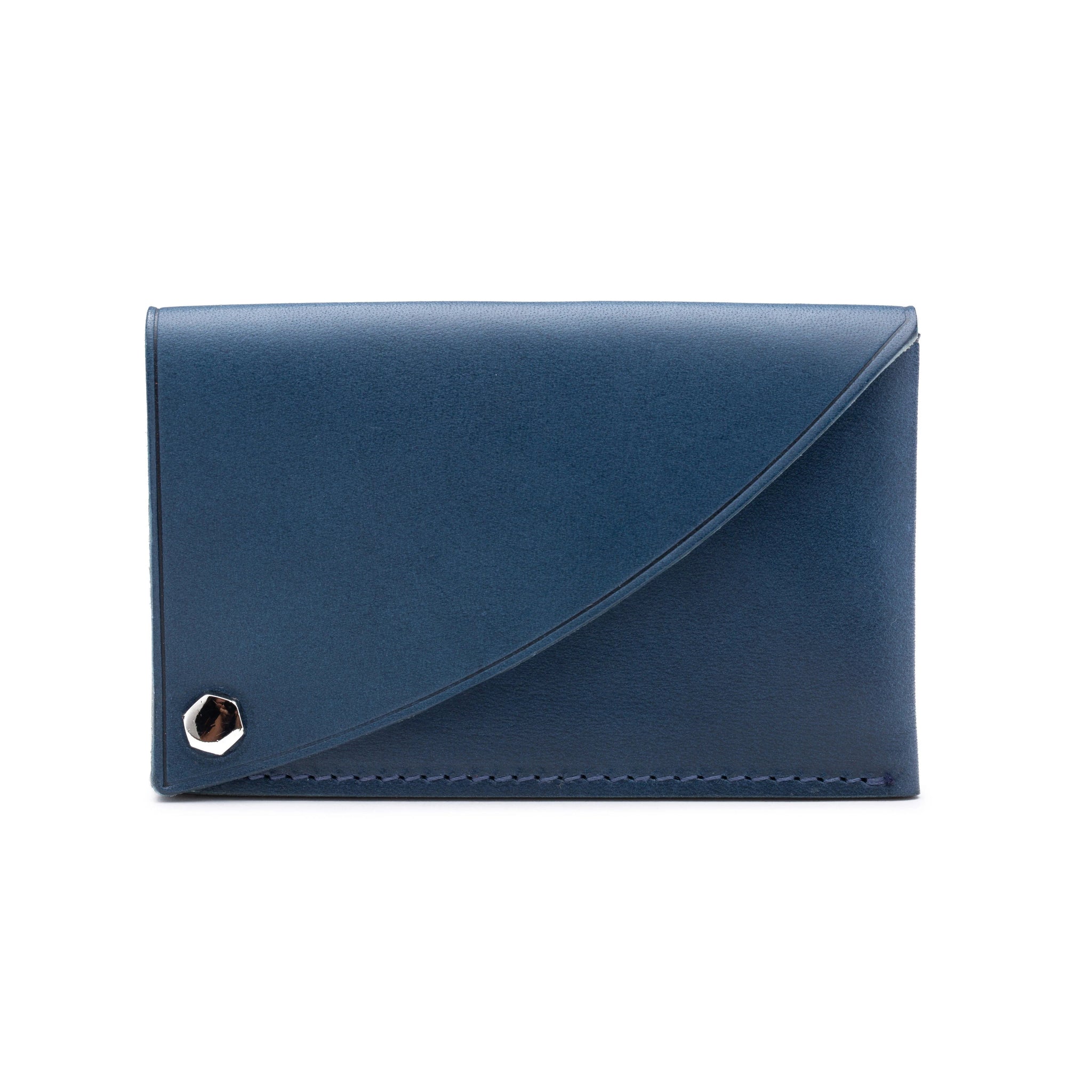 Men's 4 Premium Color Leather Flipper Card Case
