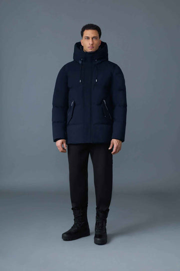 Men's Regular Fit Removable Bib Breathable Down Jacket