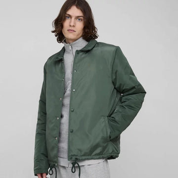 Men's Tall Padded Nylon Varsity Jacket