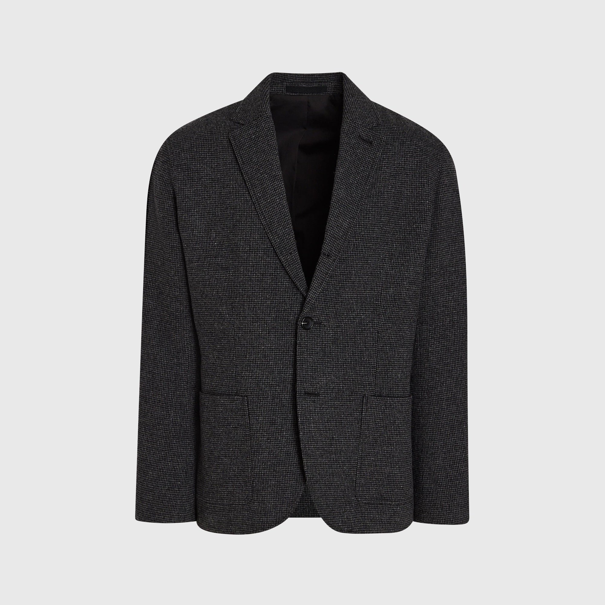 Men's Three Button Lightweight Wool Blend Blazer