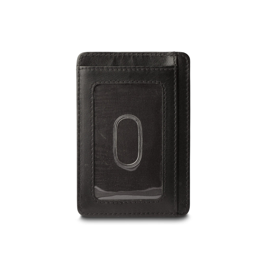 Men's Vitello 7 Pocket I.D Card Case Leather RFID