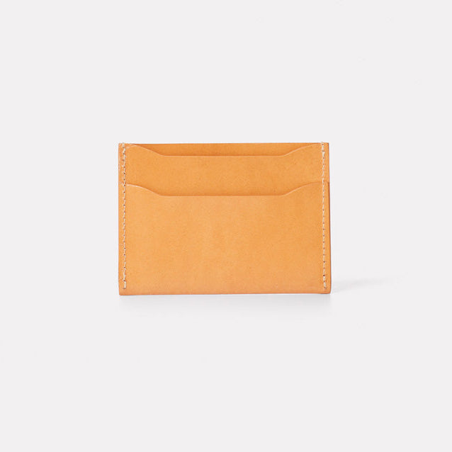 Women Tan Leather Card Holder