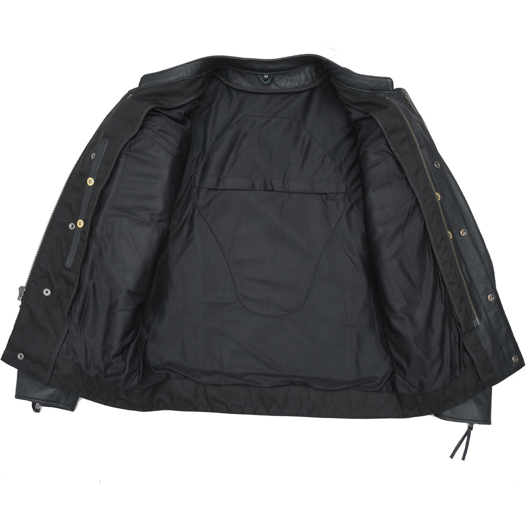 Raider Herren Motorrad Lederjacke 