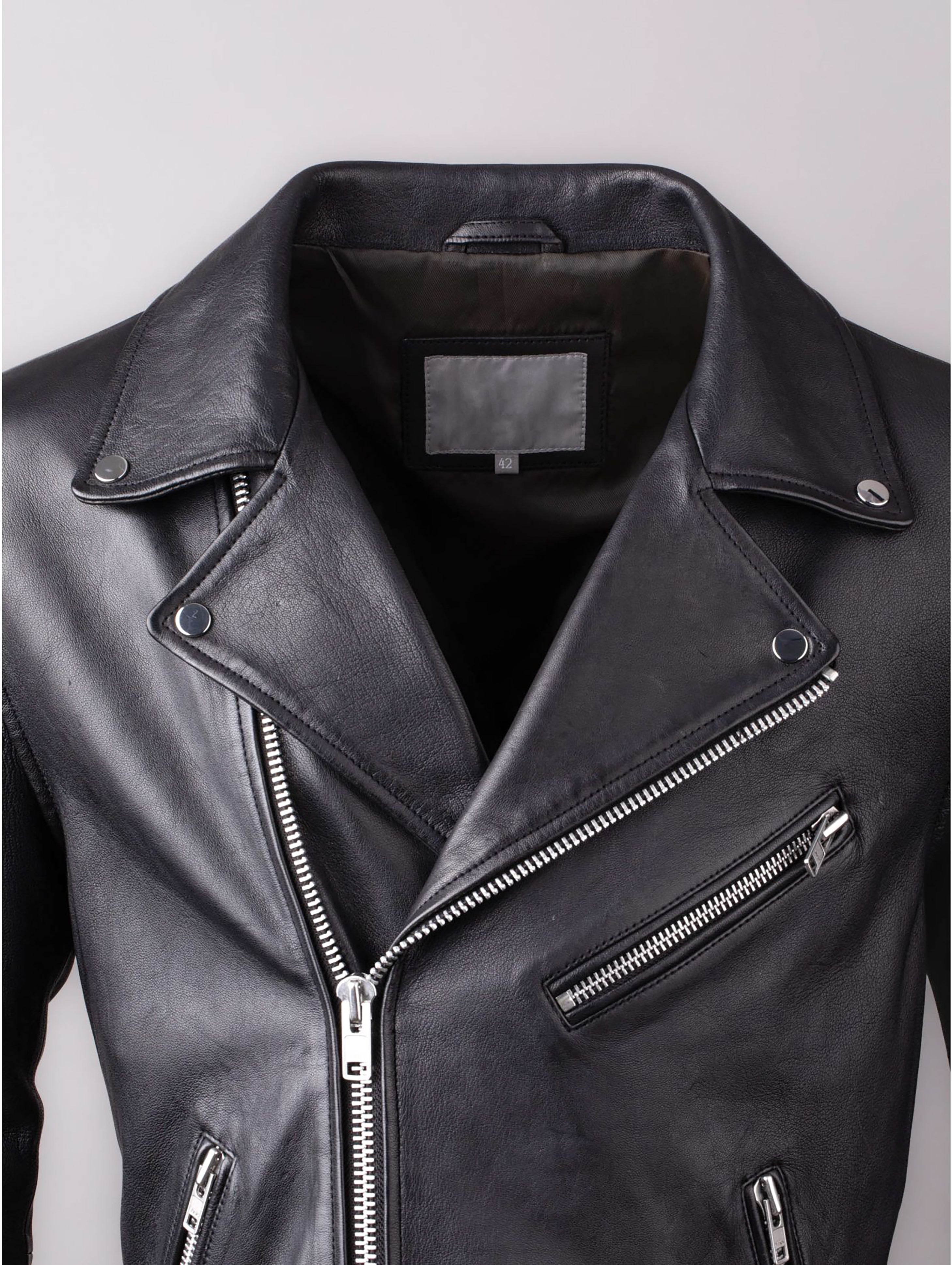 Rockcliffe Sath Leather Biker Jacket