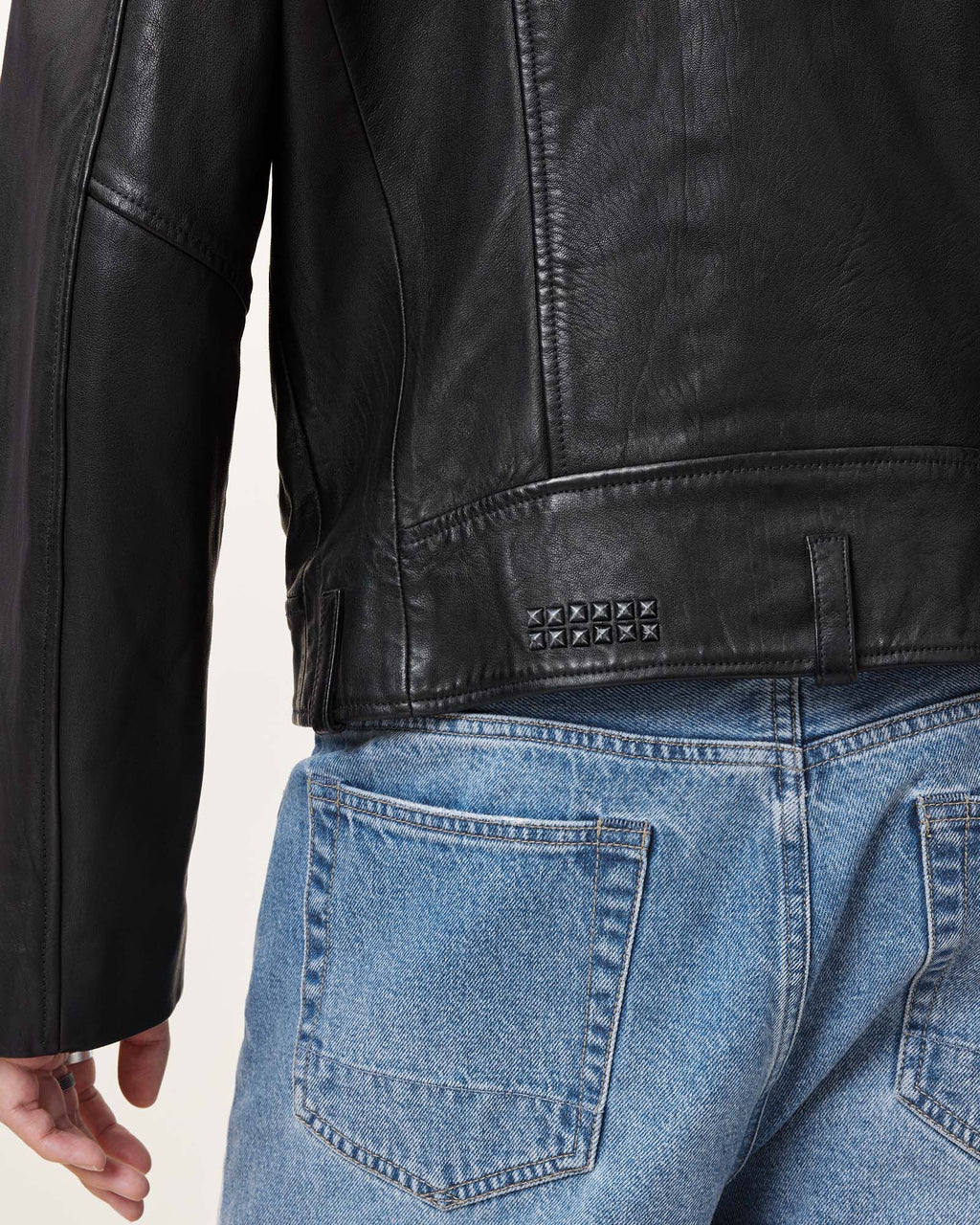 Ronnet Leather Biker Jacket