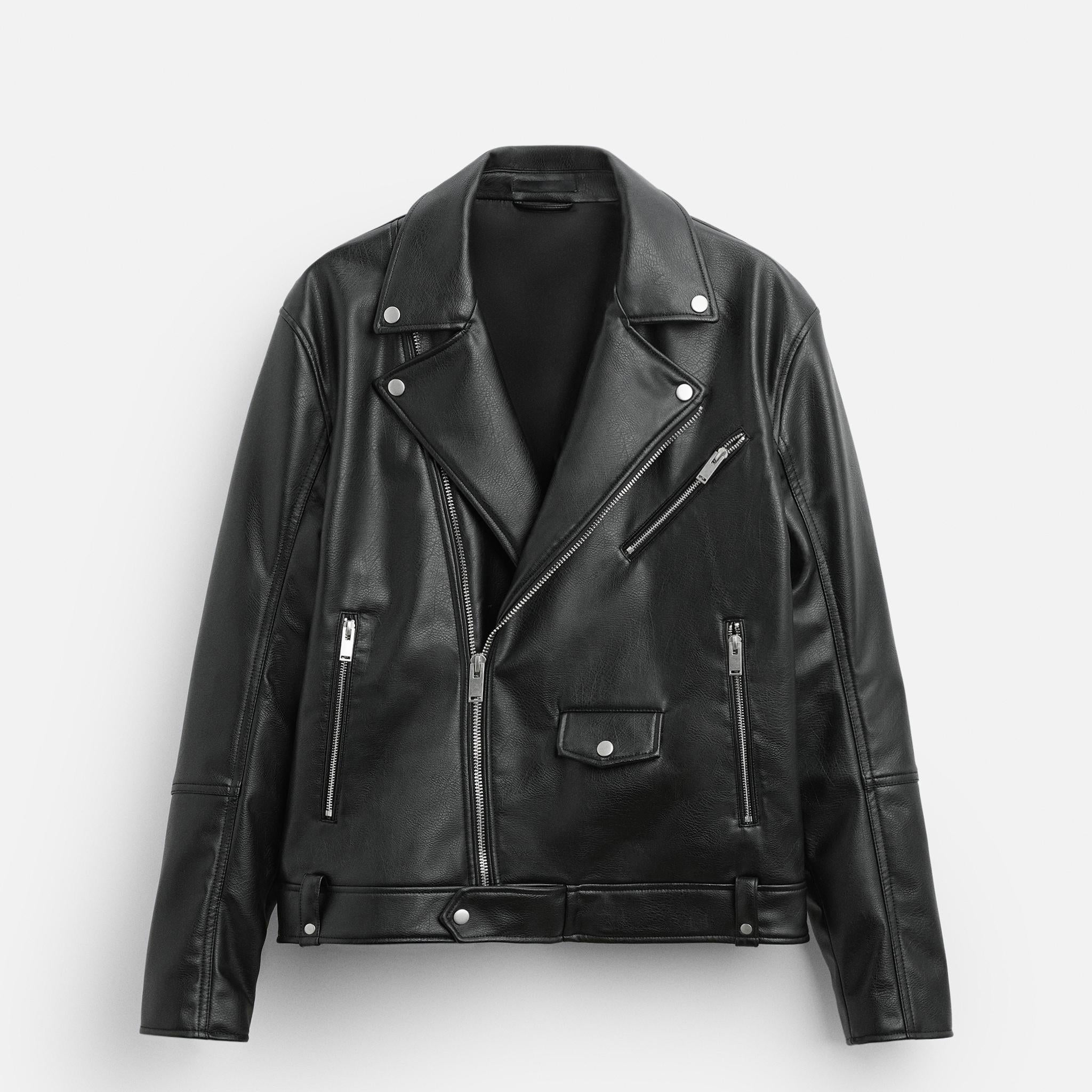 Sath Design Leather Biker Jacket