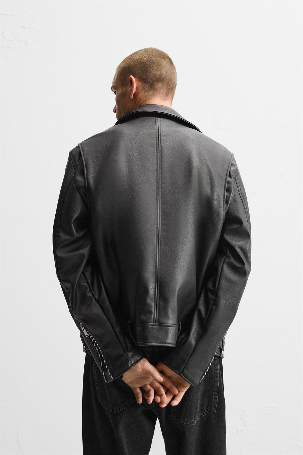 Sath Design Leather Biker Jacket