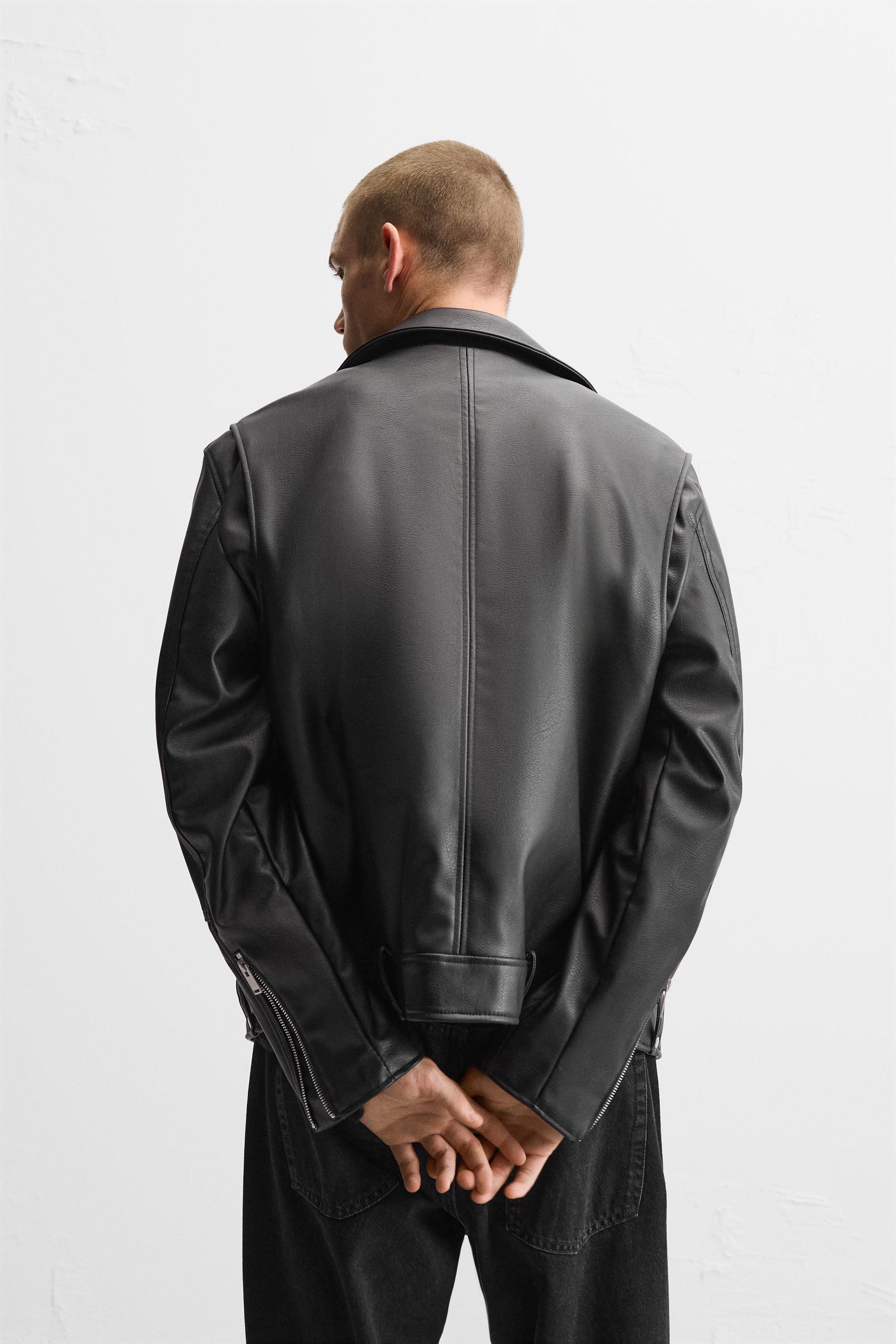 Sath Design Leather Biker Jacket
