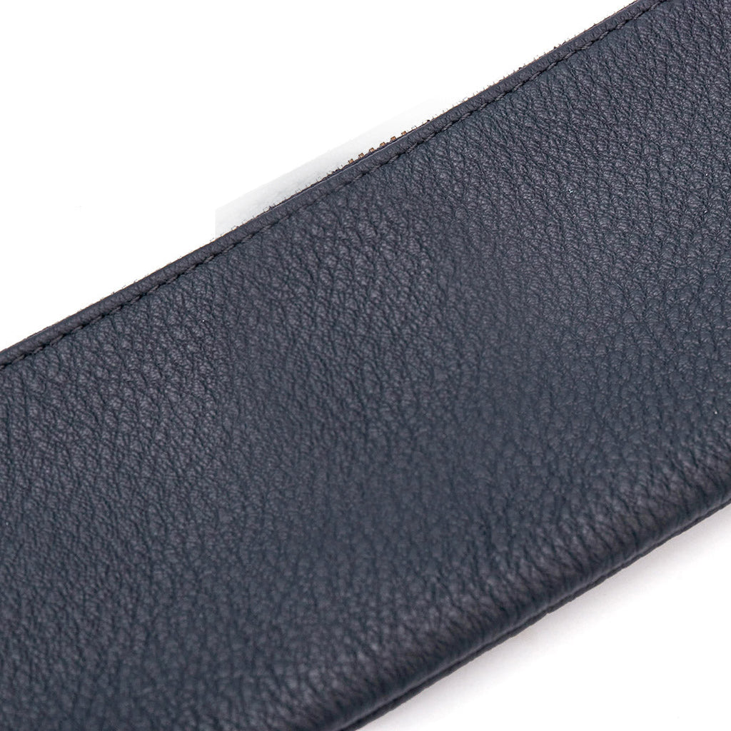 Women's Faux Leather Navy Wallet