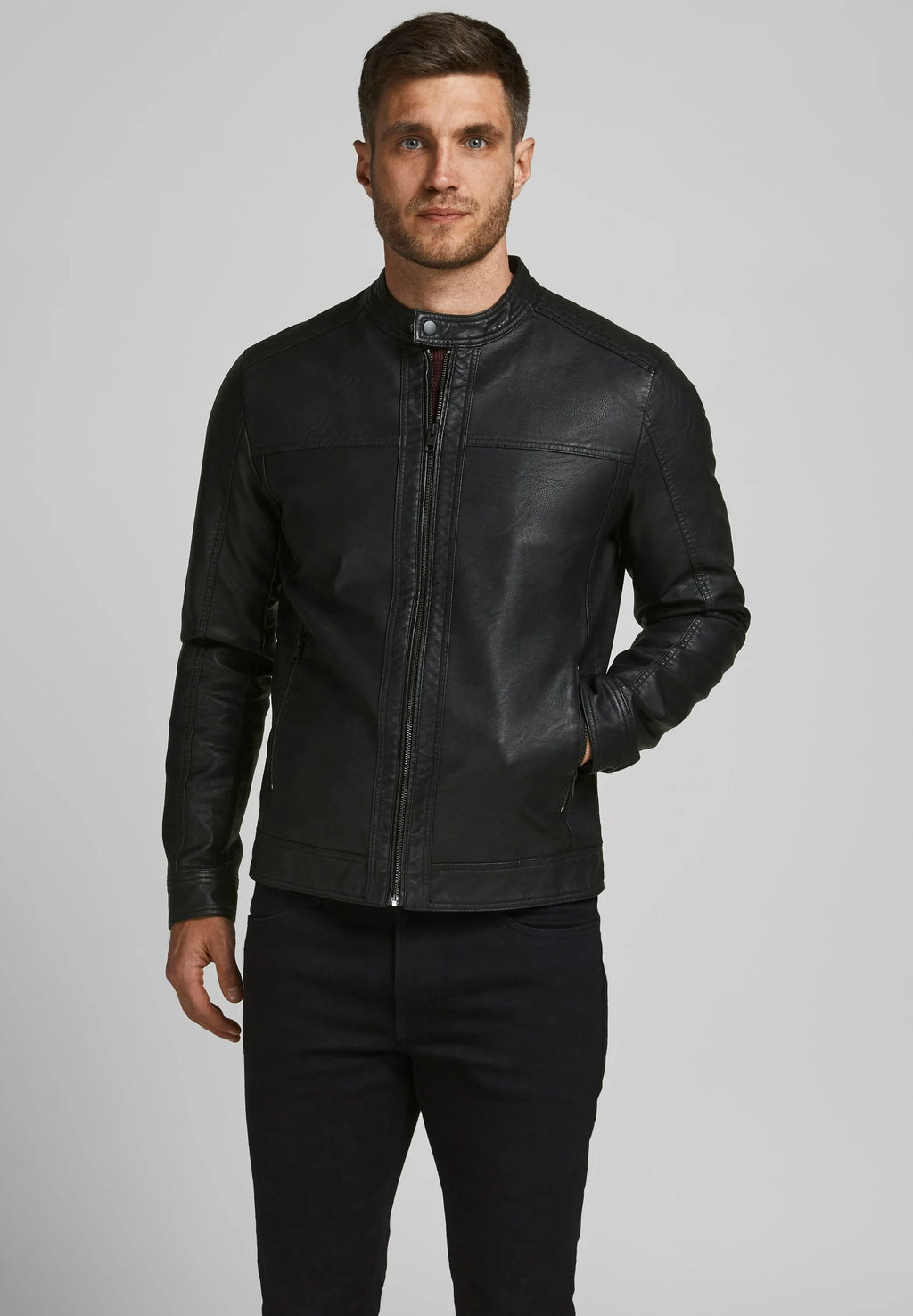 WARNER NOOS Simple Leather Jacket