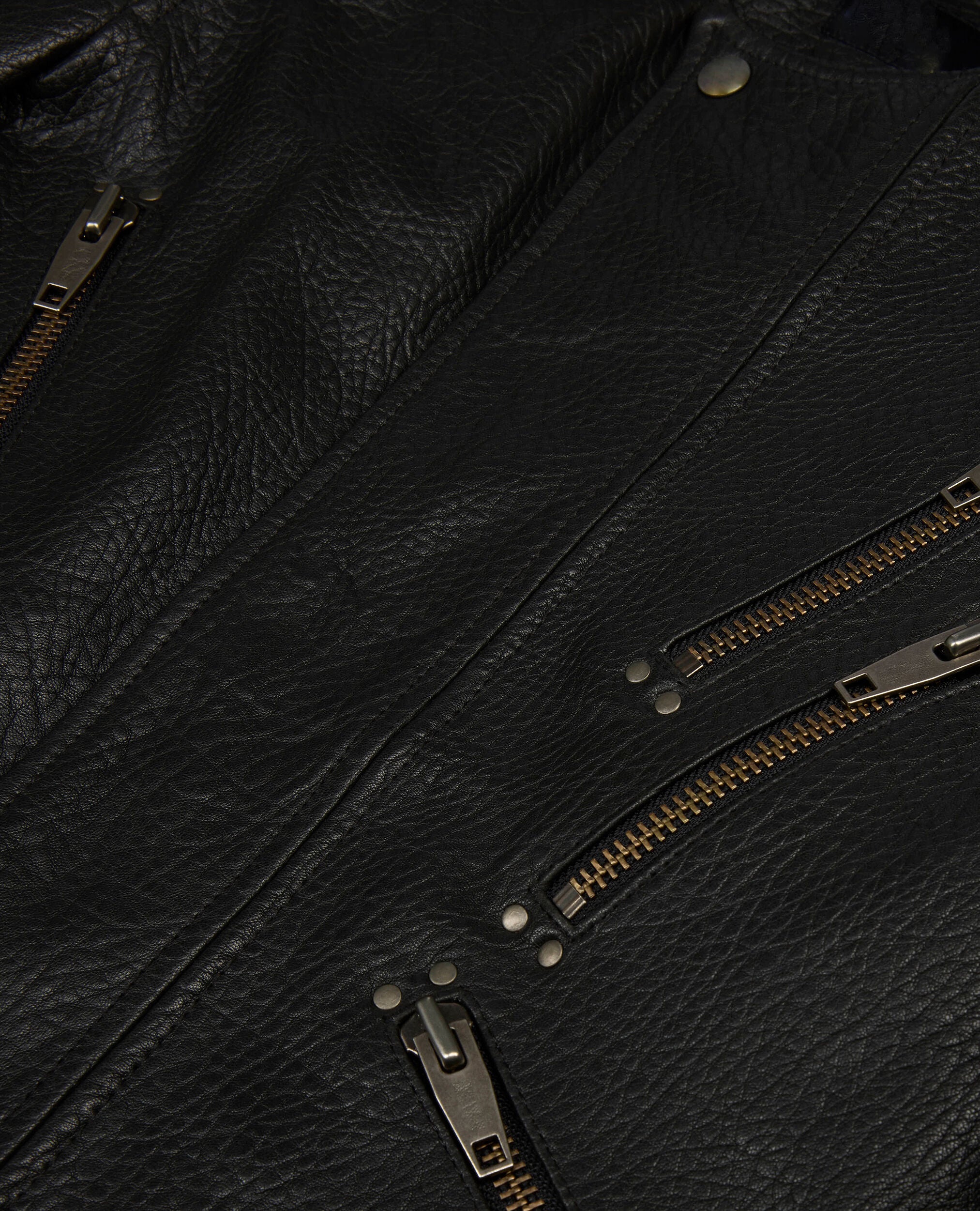 Women Black Simple Fashioned Leather Jacket