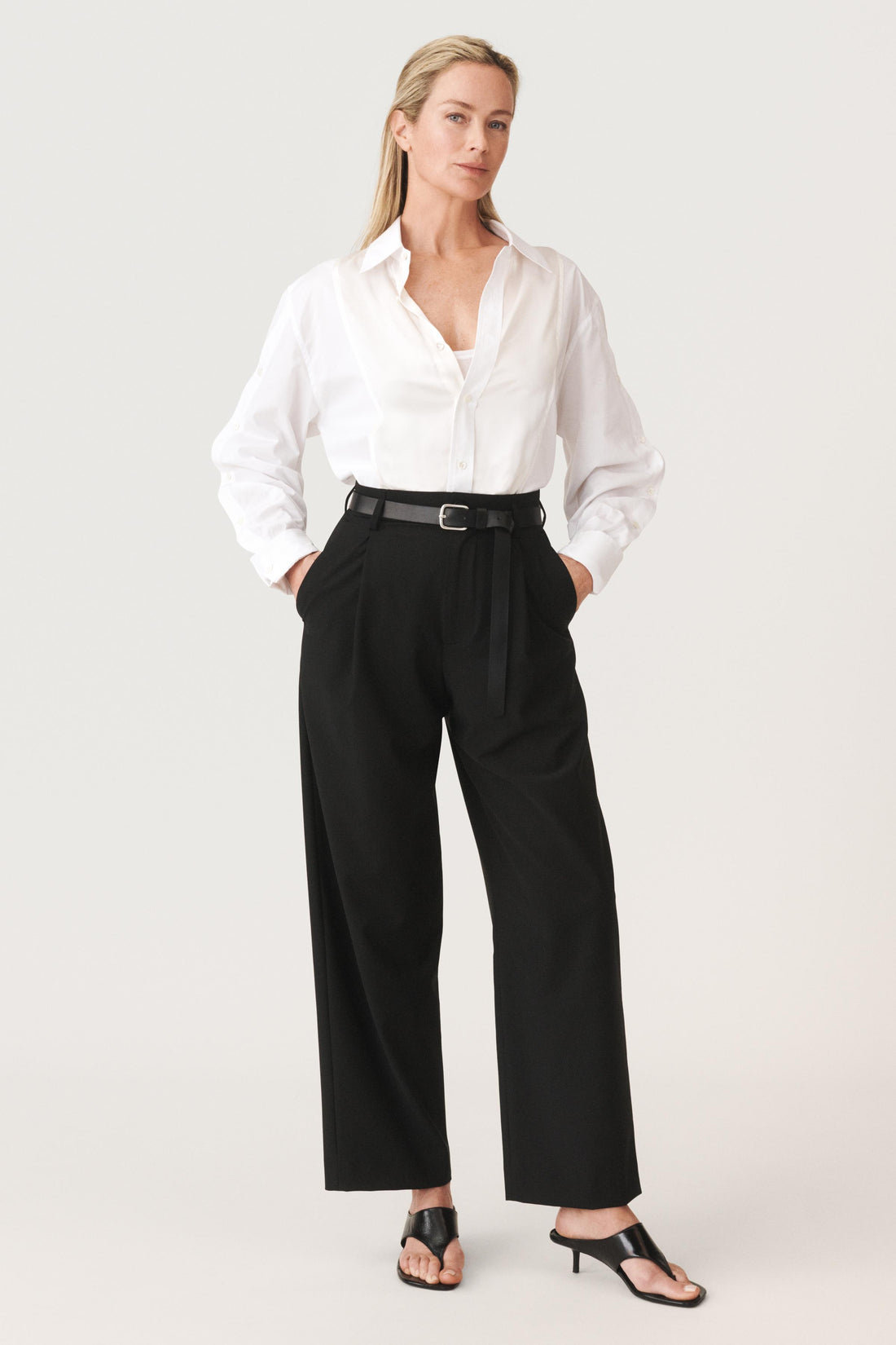 Women Extra Long Leather Belt