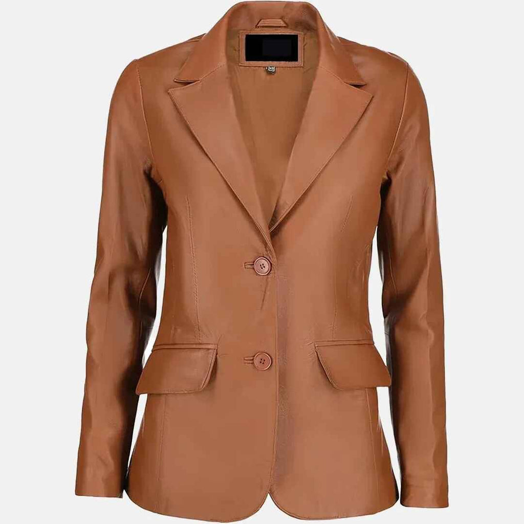 Women's Allure Leather Blazer