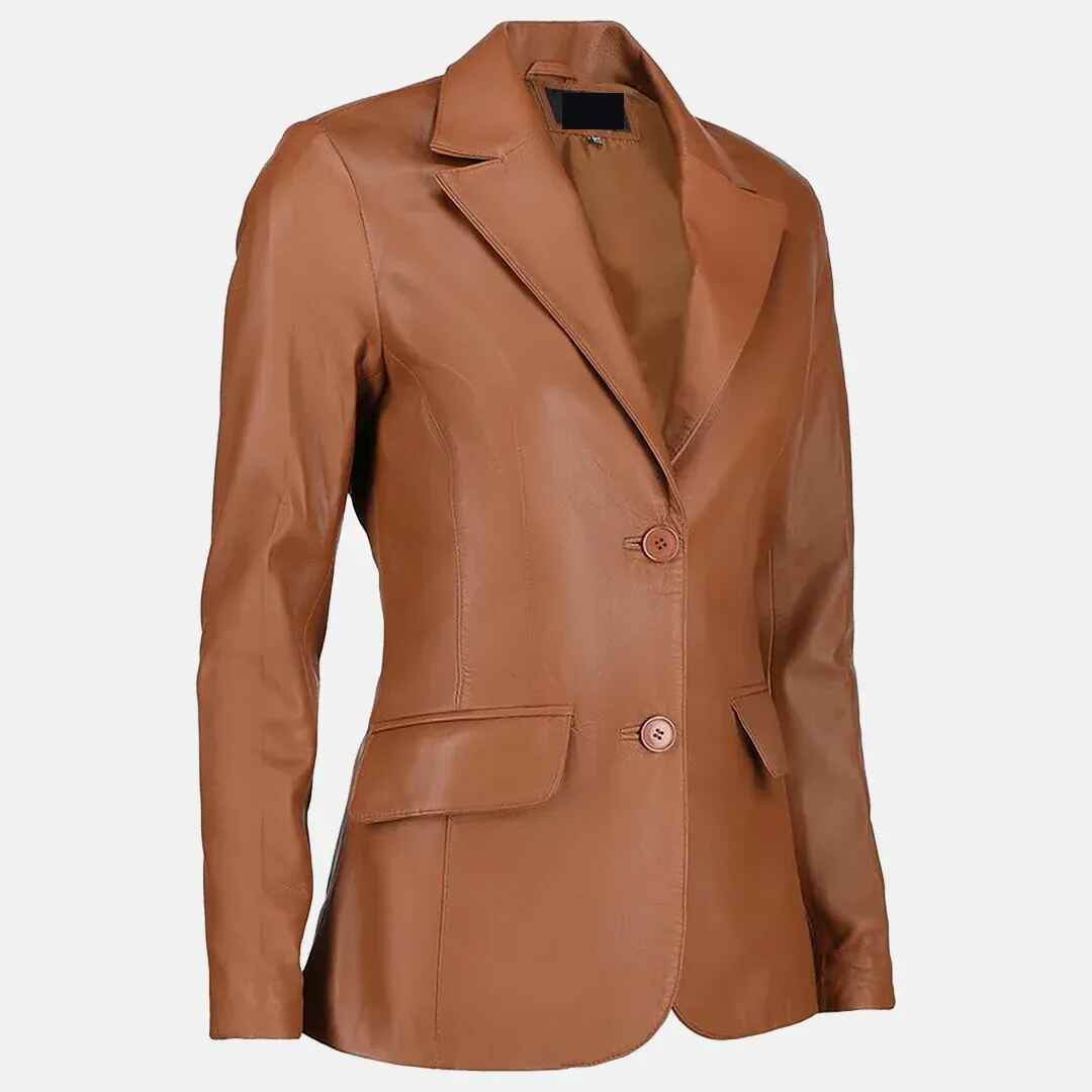 Women's Allure Leather Blazer