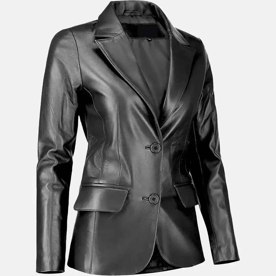 Women's Allure Leather Blazer
