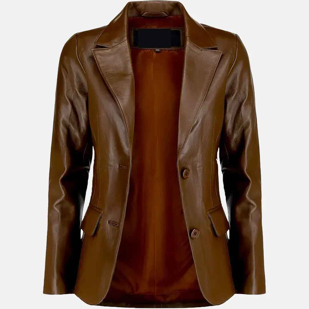 Women's Allure Leather Blazer