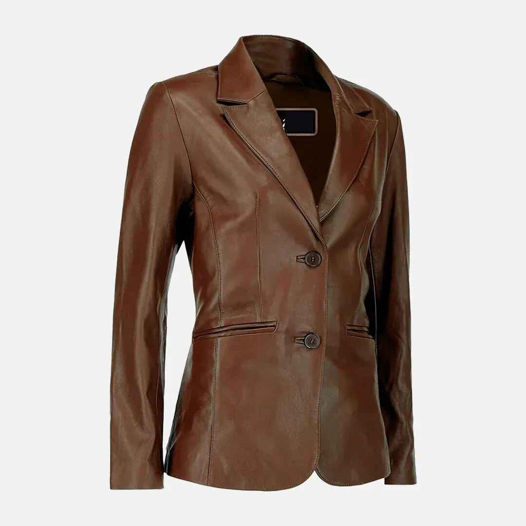 Women's Allure Leather Blazer