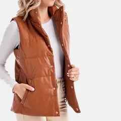 Women's Azalea Alexis Leather Vest