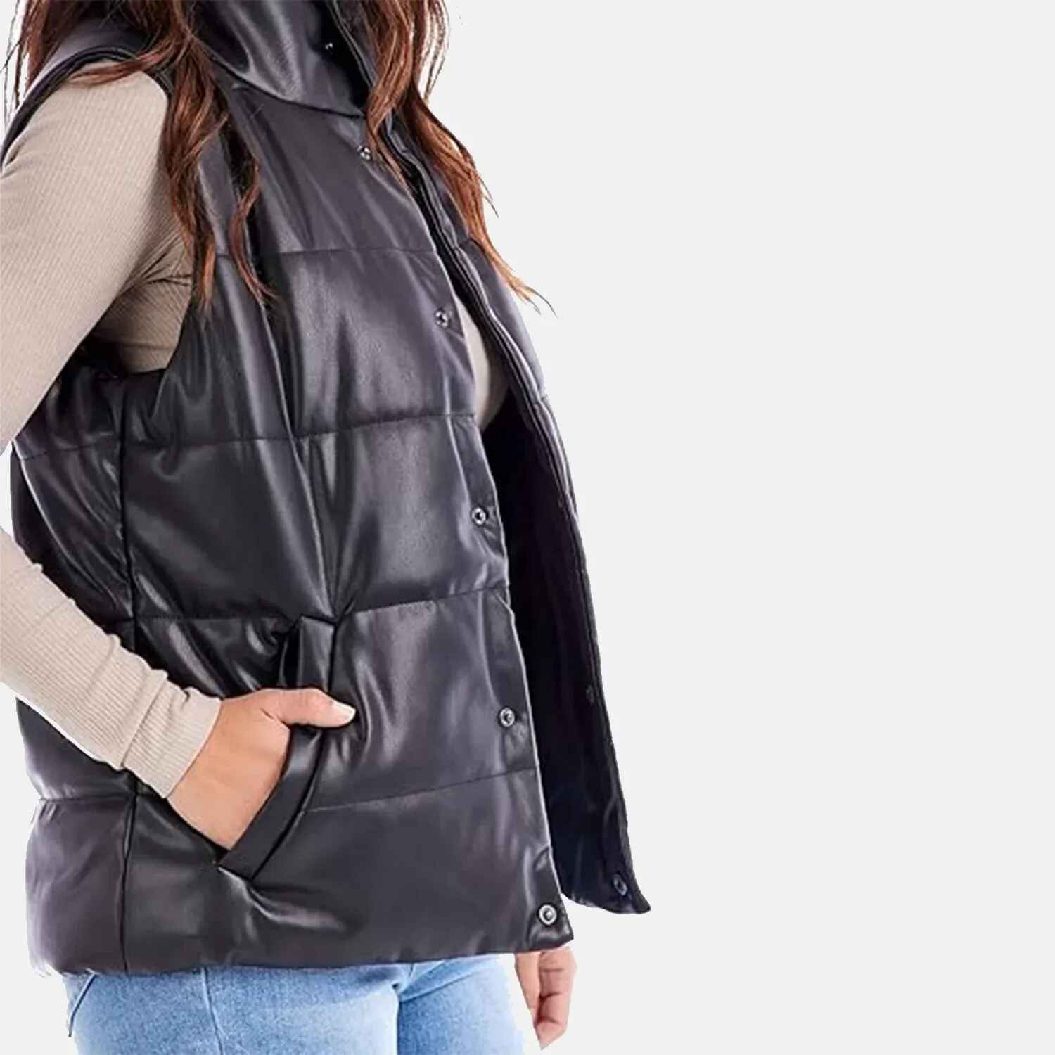 Women's Azalea Alexis Leather Vest