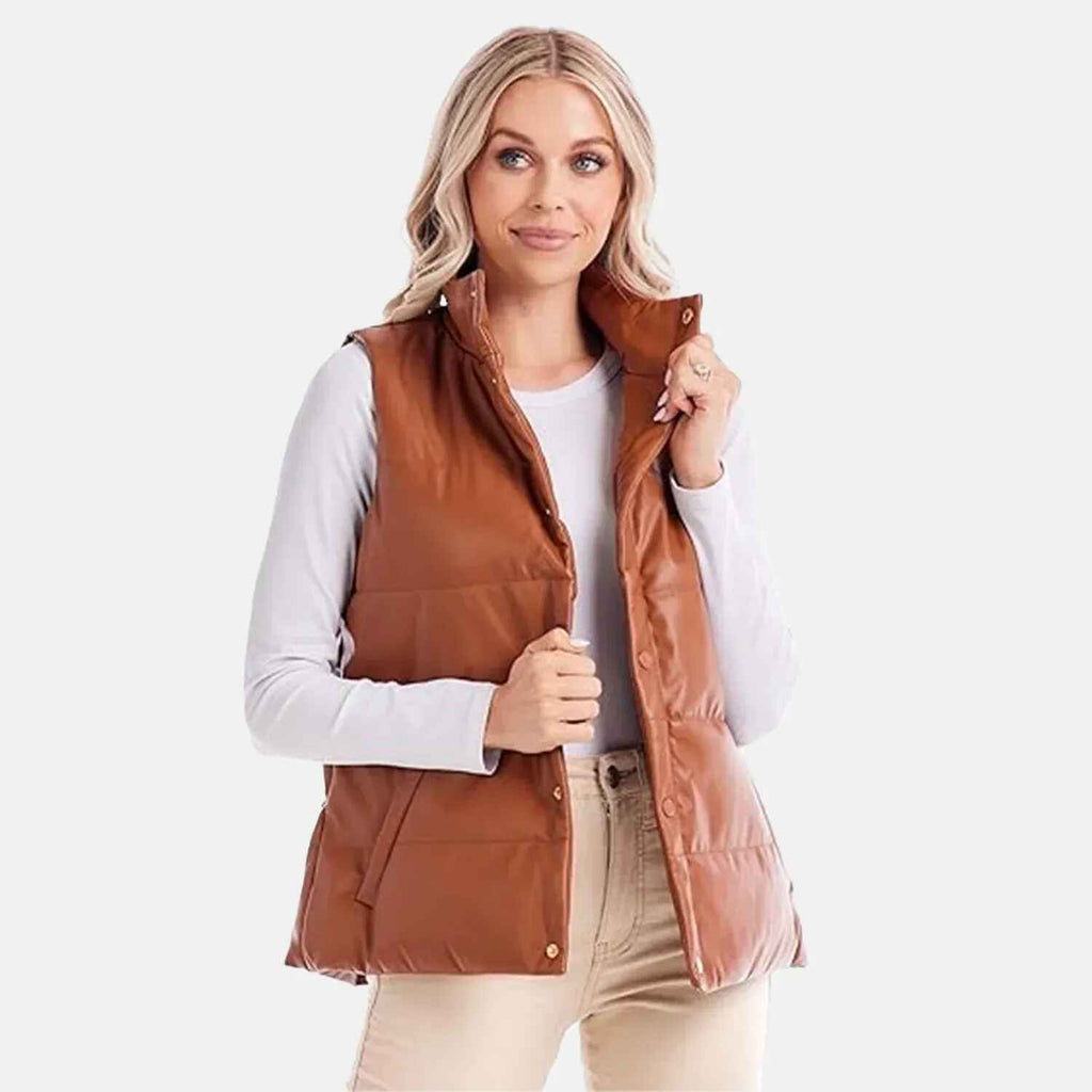Women's Azalea Alexis Leather Vest