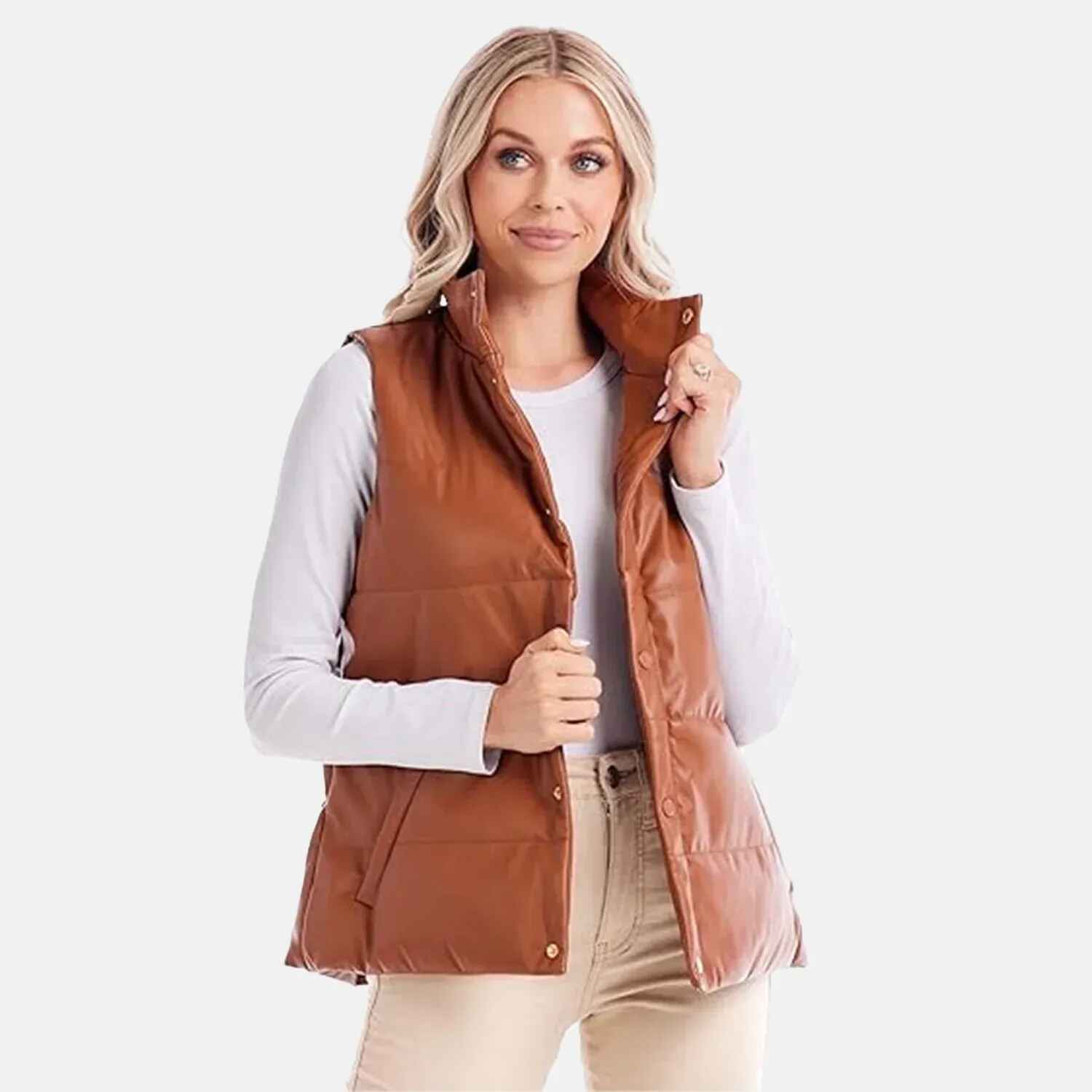 Women's Azalea Alexis Leather Vest