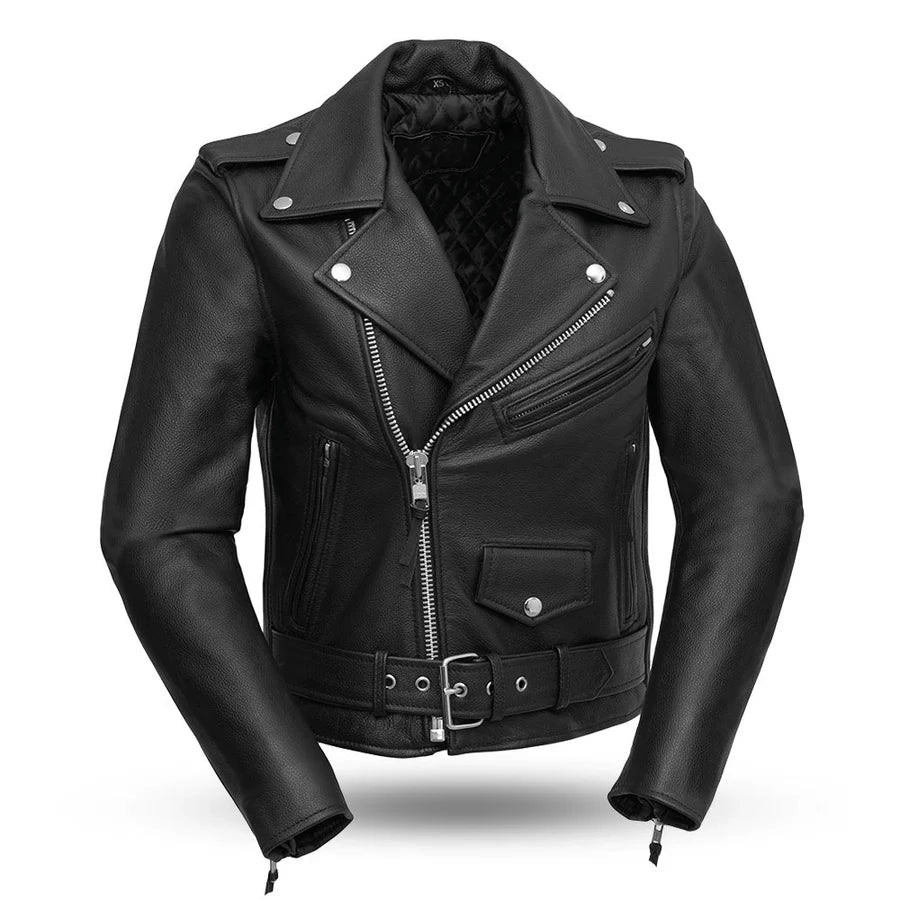 Bikerlicious Motorrad-Lederjacke für Damen