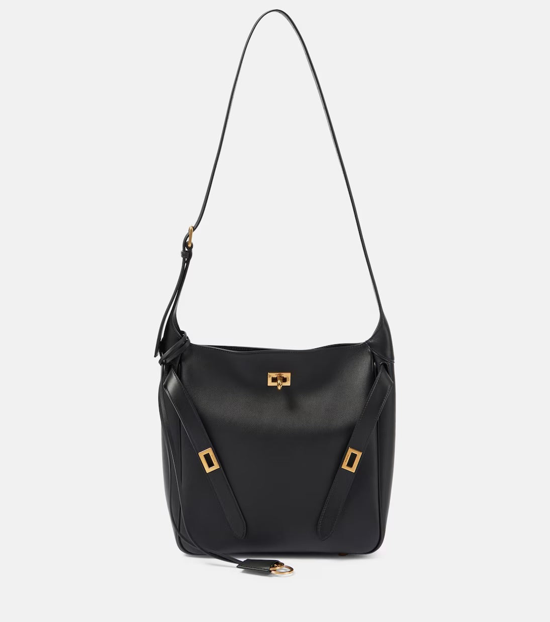 Women's Black Air Leather Small Shoulder Purse