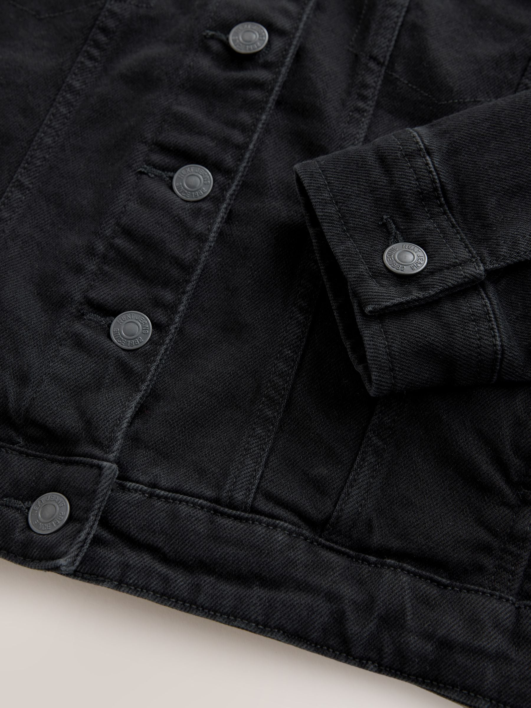 Women's Black Button Up Denim Jacket