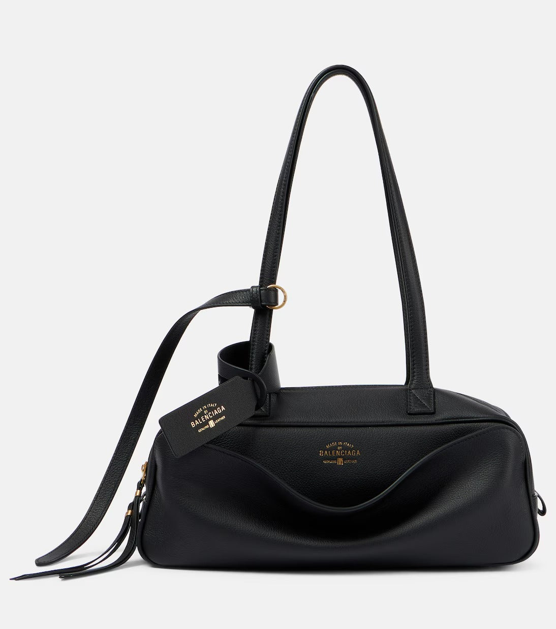 Women's Black Carrie Leather Small Shoulder Purse