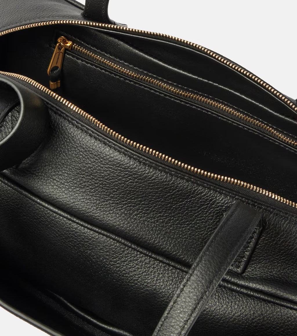 Women's Black Carrie Leather Small Shoulder Purse