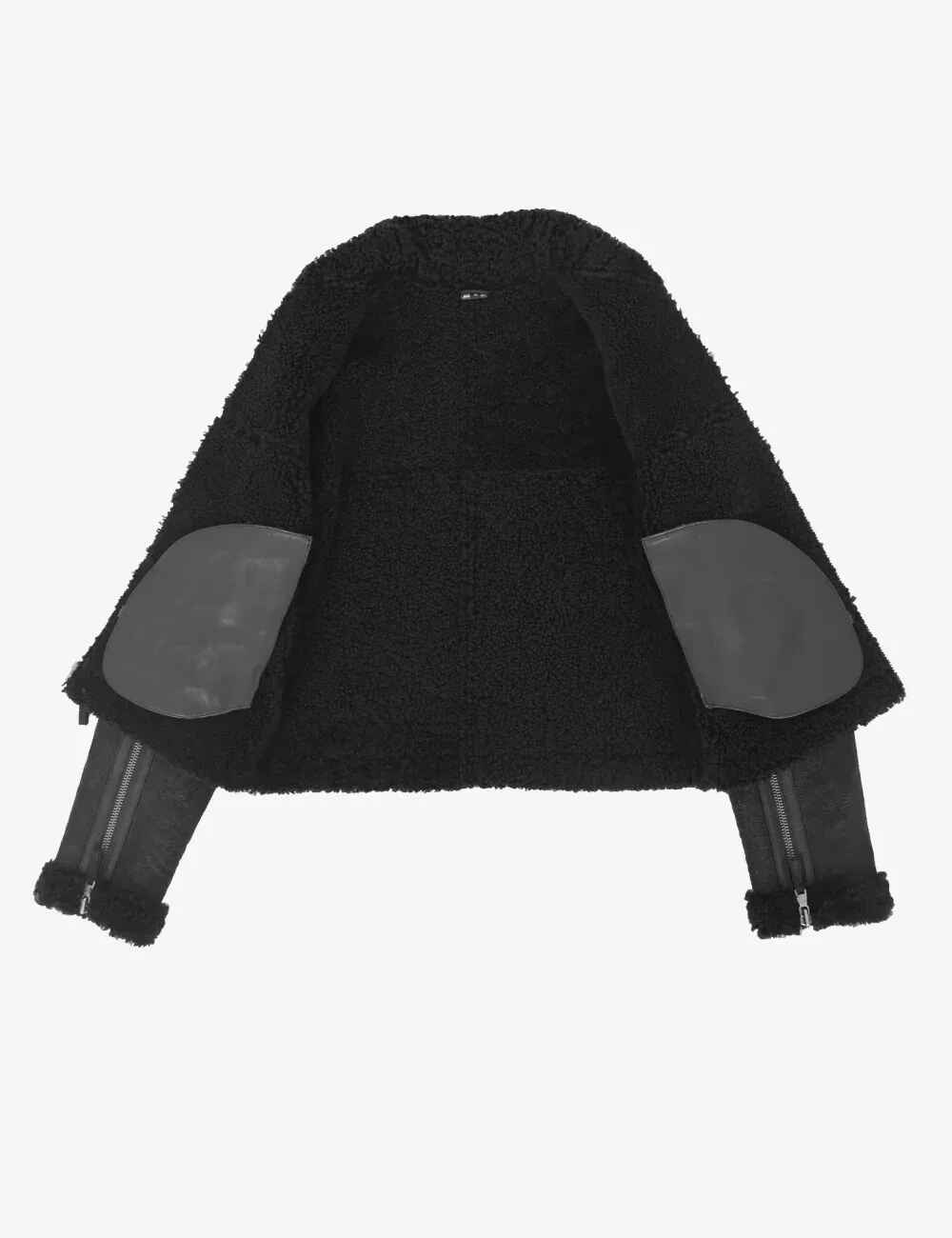 Women’s Black Falcon Sheepskin Shearling Leather Jacket